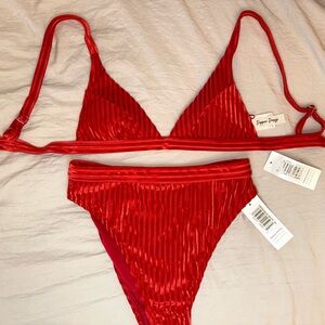 Dippin Daisy’s Red Bikini NWT
